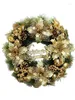 Dekoracyjne kwiaty świąteczne wieńce do drzwi wejściowych 12 -calowe zewnętrzne wystrój wieńca z sosnami