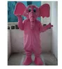 Hallowee Pink Elephant Mascot Costume Top Quality Cartoon Animal Anime theme character Carnival Adult Unisex Dress Christmas Birthday Party Outdoor Outfit