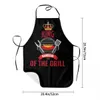 BBQ Master King of the Grill Bib Apron Women Män unisex Kitchen Chef Barbecue Lover Tablier Cuisine för matlagning Bakning Gardening L230620