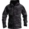 Giacche da uomo Giacca tattica M65 Bomber multitasche impermeabile militare Cappotto antivento militare resistente all'usura Tempesta con cappuccio