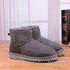 Top Australia Australian Classic Warm Boots Women Mini Half Snow Boot USA GS Winter Full fur Fluffy furry Satin Ankle Bootss