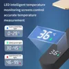 Torneiras para lavatório de banheiro Torneira de lavatório digital Botão de toque Display de temperatura LED Deck Lavatório embutido Torneira de cozinha Acessório