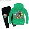 Giyim Setleri Toca Boca Life World World Bebek Erkekler Toca Life World Sweatshirt Setleri Çocuk Üstler+Pantolon Çocuklar Giysileri Kıyafetleri Hoodies Suit Z230717