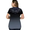 Dames T-shirt met grote maten Grote maten tuniekoverhemd Groot formaat tops Dames Casual knoopdecor Dames Losse bloemenprint Boho Ropa Curvy Tallas Grandes Mujer 230715