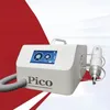 Picosecond Machine Tattoo Pigment Eyeline Freckle Removal Device ND YAG LASER Q Switched 4 våglängder Skinblekning Skönhetsutrustning 1064NM 532NM 1320NM 755NM