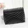 Top luxurious Fashion bags LOULOU Women Designer Black Leather Large-Capacity Chain Shoulder Bag Quilted Messenger Handbags Purse Shopping Wallets