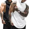 Sweats à capuche pour hommes Débardeurs Hommes Gym Vêtements Bodybuilding Stringer Muscle Hooded Vest
