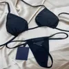 Kobiety bikini mody strojów kąpielowych damskie kostiudy kąpielowe Wysoki element Bikini Dwuczęściowy zestaw 4-kolorowe rozmiary-xl307o