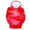 Sweats à capuche pour hommes fille en rouge Merch sweat à capuche hiver sweat unisexe à manches longues pulls décontracté Harajuku 3D vêtements