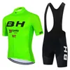 Rowerowe koszulki setki BH Burgs Bike Team 2023 Summer Men Set Set Odzież drogowa MTB Sprzęt Maillot Ciclismo Mundlid 230717