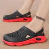 Sandals Men Women Casual Summer High Quality Rubber Hole Water Shoes Clogs Lovers Home Garden Outdoor Beach Flat Slippers 2306715