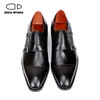 Saviano Oom Double Monk Brapt Office Business Fashion Echt lederen handgemaakte formele kledingschoenen voor mannen Designer B