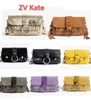 Zadig Voltaire Kate Bag Bag ZV Ring Cains Canvas Designer Suede Wings Diamond-Airming Conder Bag Crossbod