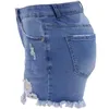 Frauen Jeans Frauen Sommer Ripped Shorts Dame Vintage Fringe Y2K Klassische Denim Hosen Weibliche Streetwear Casual Super