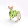 Automne hiver chat chien pull imprimé lettre doux confortable chien pull Schnauzer Teddy Corgi pull chaud