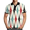 Polo da uomo 25 Stili S6XL Polo da uomo Stampa 3D a colori Manica corta Primavera Estate Colletto da strada Magliette 230715