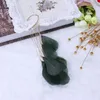 Серьги -герметики зеленый натуральный пертех -свинцовый обруч ювелирные украшения 066c