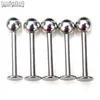 Navel Bell Button Rings 4590Pcs Stili misti Acciaio inossidabile Sopracciglio Ombelico Pancia Labbro Lingua Naso Piercing Bar Anello Labret Bilanciere Tunnel Gioielli per il corpo 230717