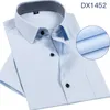 Casual overhemden heren 2023Herenoverhemd met korte mouwen Professionele werkkleding Formeel