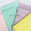 Notepads Notes A5 A6 Loose-leaf Notebook Refill Paper 40 Sheets Color Page 6 Holes Standard Binder Diary Journal Agenda Paper School Stationery x0715