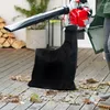 Storage Bags Blower Leaf Bag Large Capacity Zippered Bottom Dump Black Good Load-bearing Replacement Collection Lawn Cleaner