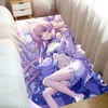 Carpets Japanese Flower Fairy Anime Carpet Living Room Bedroom Large Area Carpet Girls Room Kawaii Decorative Mat Non-slip Mat R230717