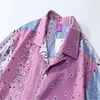 Мужские футболки Elkmu Streetwear Bandana Paisley Рубашки летнее блуз