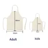 Kitchen Cooking Apron Animal Print Aprons for Lion Elk Bear Fox Women Sleeveless Biking Bibs Pinafores Children Apron Home Bib L230620