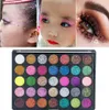 35 Color Eye Shadow Plate Golden Scallion Powder Flash Eye Box Pearl Makeup Combination, many style choices, support custom LOGO