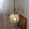 Chandeliers French Brass Vintage Crystal Chandelier Entry Hallway Balcony Bedside Porch Bar Glass