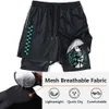 Herren-Shorts, Anime Demon Slayer, Herren-Laufshorts, Badehose, schnell trocknend, Tanjirou-Druck, männliche Jogger, Freizeitshorts, Strandmann, 2-in-1-Fitness-Shorts 230715