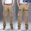 Męskie spodnie Multi-kieszeni Casual Pants Casual Pants Military Taktyczne Joggers Spodne