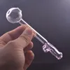 Unico 30mm sfera di vetro bruciatore a nafta tubo colorato pene maschile spesso pirex tubi di fumo test cannuccia tubo bruciatori per acqua bong accessori