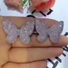 ウェディングリングHibride EST Beautiful ButterflyCZ Stone Micro Pave Engagement Rings女性ホワイトゴールドカラーギフトのための女性の指輪R-150 230717