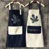 Striped Apron kitchen Waterproof Apron for Woman Adult delantal Home Cooking Baking Coffee Shop Cleaning Apron Kitchen Accessory L230620