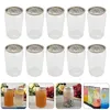 Servis uppsättningar Ice Tea Pot Hushåll förvaringsflaskor Petförpackningar Stylish Coffee Disposable Drink