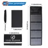 Batteries mises à niveau 28W 21W 14W chargeur de panneau solaire portable Double USB 5V 18V DC Camping pliable pour téléphone Charge Power Bank 230715