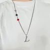 Europa Amerika Mode Stijl Ketting Met Hanger Mannen Dame Vrouwen Zilverkleurige Metalen YK V Infinity Dots Lange Ketting M01089