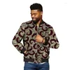 Men's Jackets Colorful Elegant Bomber Tailor Made African Print Clothes Modern Design Male Nigerian Fashion Family Wear