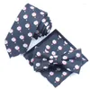 Strikjes 6 cm Mens Tie Kerst Set Bowtie Pocket Plein Corbatas Zakdoek Mannen Strikjes Das Hals Sets Hanky