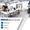 LED T8 Tube 4ft 22W 28W 2800LM SMD2835 192LLES LAMPA LAMPA LAMPĘ 4 Stopy 1,2M Podwójny rząd 85-265V LED LIDZE