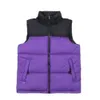 Herrenwesten Herren Gilet f Puffer Bodywarmer Designer Weste Damen Oberbekleidung Herbst und Winter Schwarzes Gänsefedermaterial Lose Modetrend Mantel