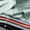Мужская брендная одежда для мужчин Лето-ледяной шелк для мужчин Высокая эластичность без маркеров рубашки поло/мужские слабые подходящие рубашки с короткими рукавами