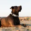 Collares de perro Collar para mascota de nailon resistente ajustable de raza extra táctica grande