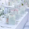 Embrulho para presente 10 pçs Saco Transparente Cosméticos Roupas Embalagens Sacos Casamento Aniversário Chá de Bebê Flor Bolsitas De Papel