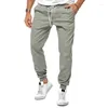 Pantalons pour hommes 2023 Shorts en fibre de polyester verticale Cordon Taille élastique Casual Comfort Floor Towers