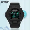 Zegarek na rękę sanda moda najlepsza marka sportowa marki kobiet luksusowe LED Cyfrowe zegar Ladie Electronic Waterproof 50m Waterproof Relogio feminino