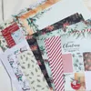 Gift Wrap 24 Sheets/Set Material Paper Stickers Kits Die Cut For Scrapbooking Planner Sticker Silicone Po Card Making