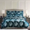 Set di biancheria da letto Copripiumino floreale di lusso con federa Eur Copripiumino per coppia Copripiumino matrimoniale Set di biancheria da letto Queen / Full / King 230715