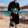 Herrspår 2023 Fashion Design Tshirt Suit Jogging Sports Beach 3D Printing European Street Style 6xl